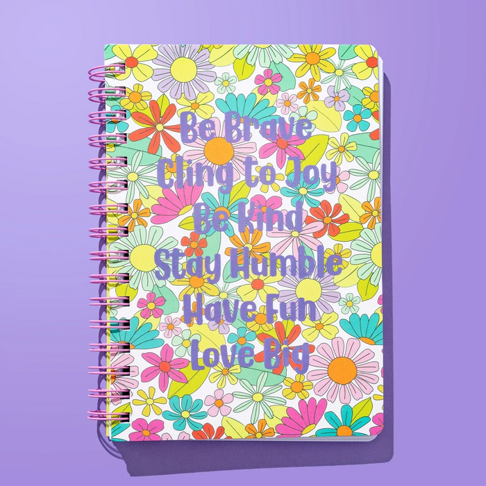 "Be Brave Love Big" - Spiral Notebook