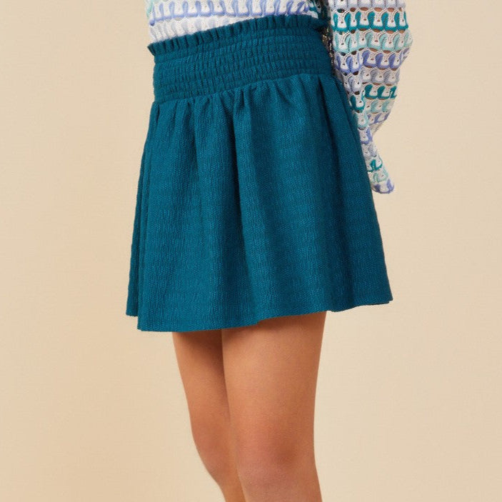 Smocked Waist Skirt