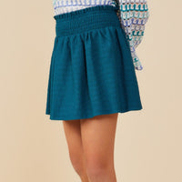Smocked Waist Skirt