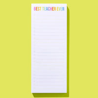 Best Teacher Ever Pad w/ Magnet - 100 Sheets