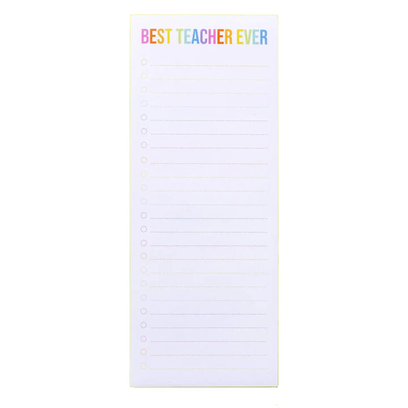 Best Teacher Ever Pad w/ Magnet - 100 Sheets