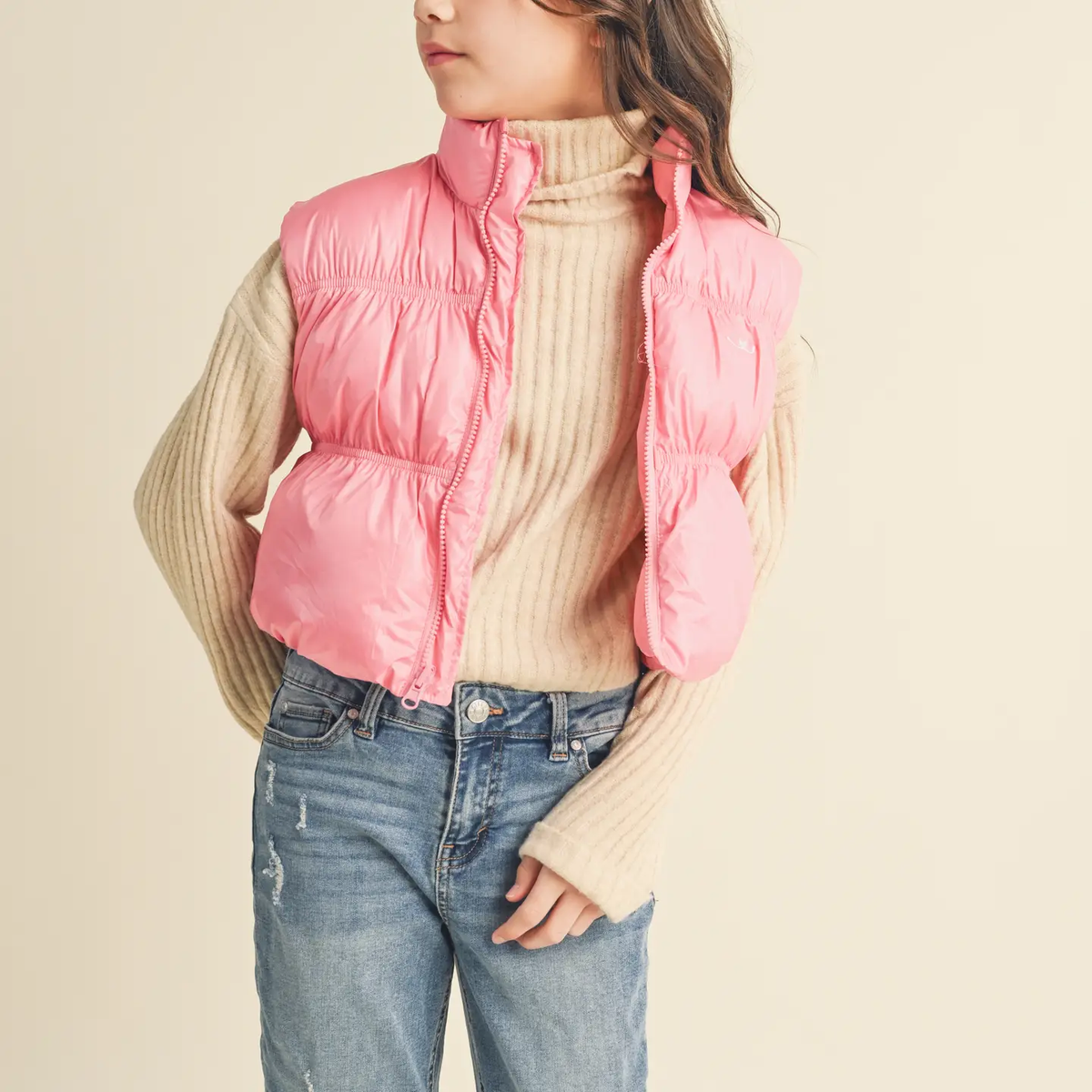 Cropped Puffer Jacket