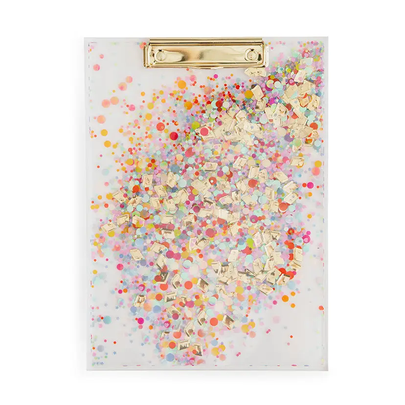 Book Club Confetti Clipboar