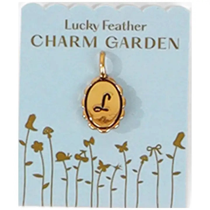 Charm Garden - Scalloped Initial Charm