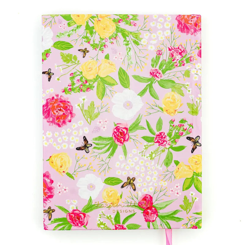 Hardcover Notebook Bible Verse - Floral