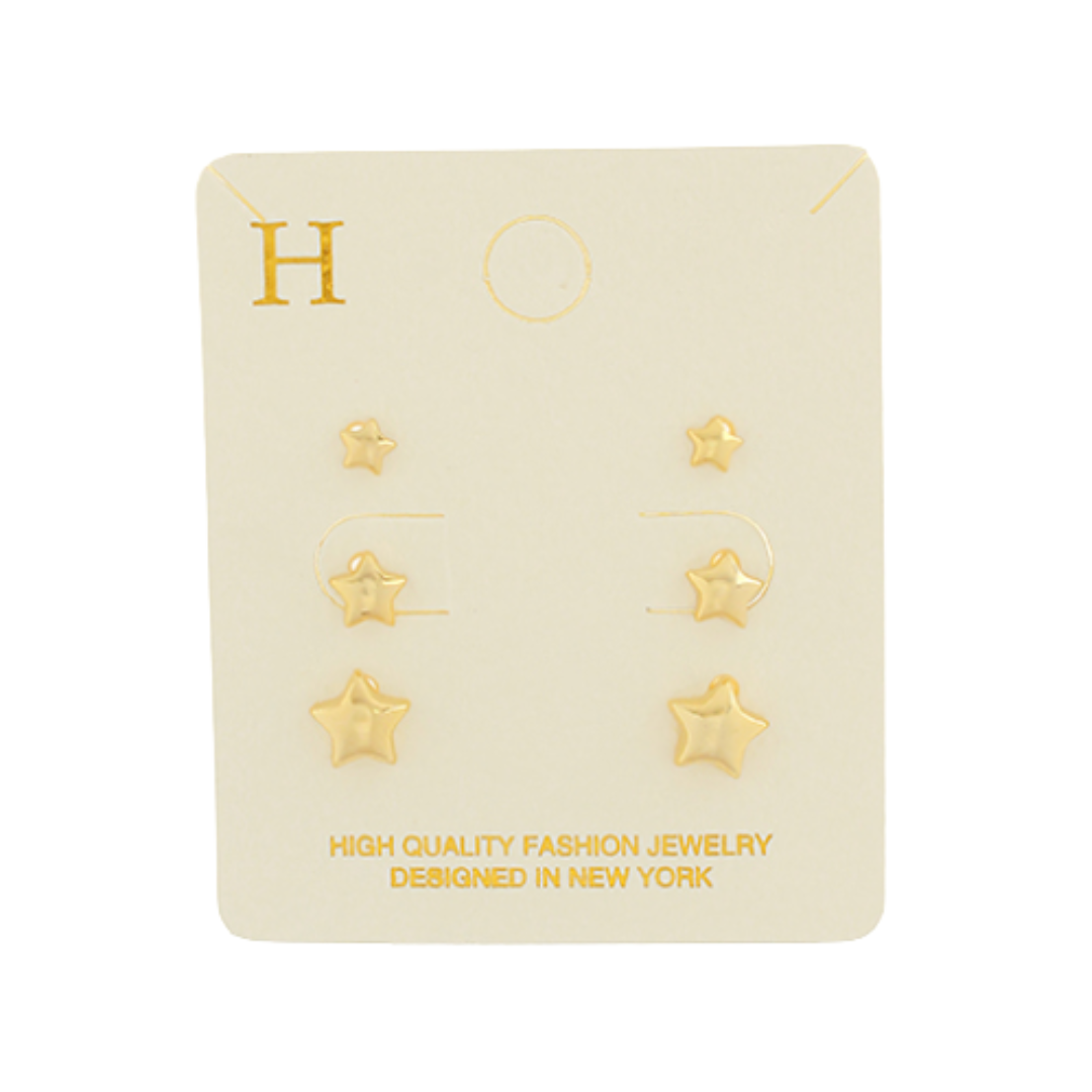 Star Earrings Set
