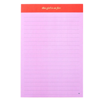 Large List Pad - "This Girl Is On Fire"
