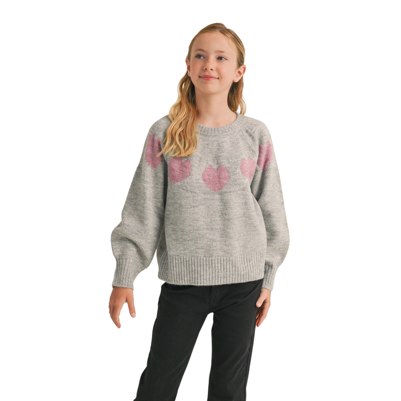 Crew Neck Raglan Sweater