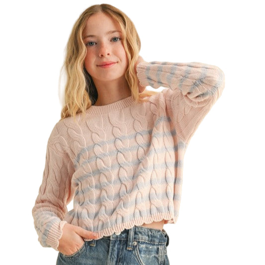 Boxy Cropped Pullover