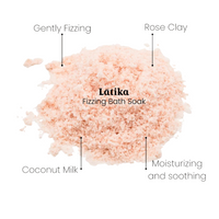 Pink Christmas Fizzing Bath Soak