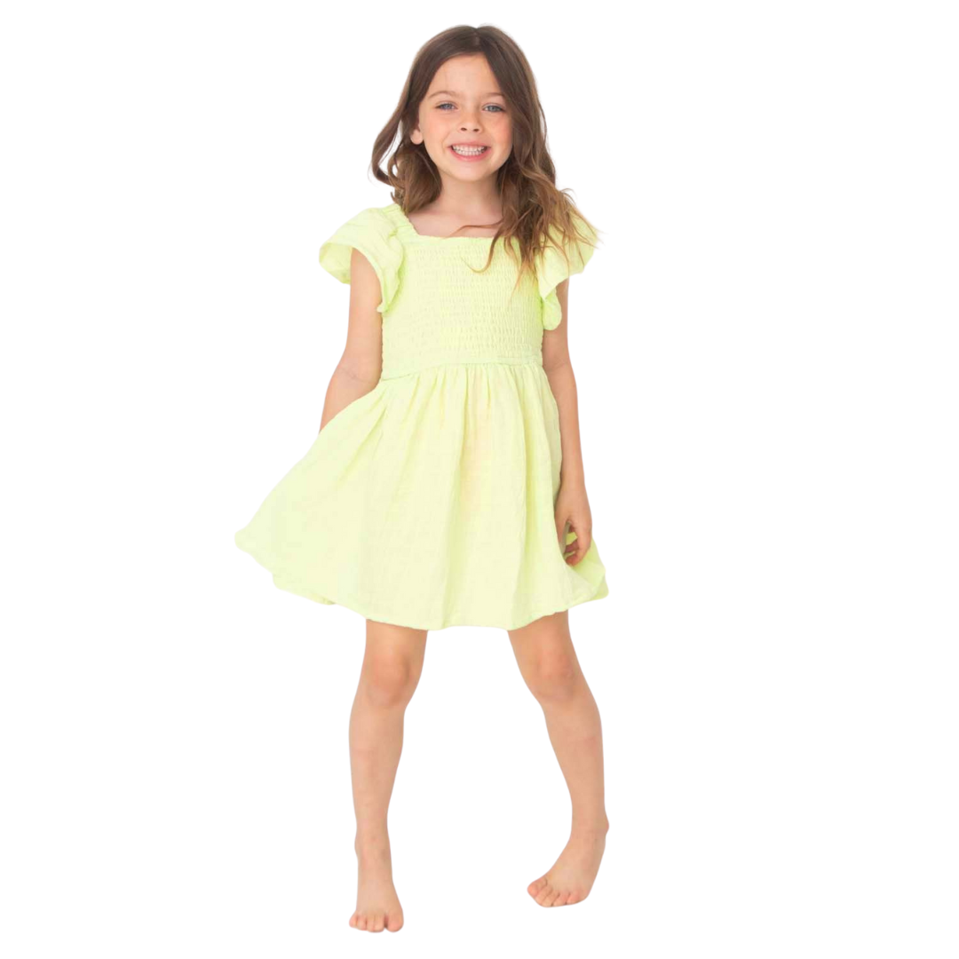 Smocked Gauze Dress