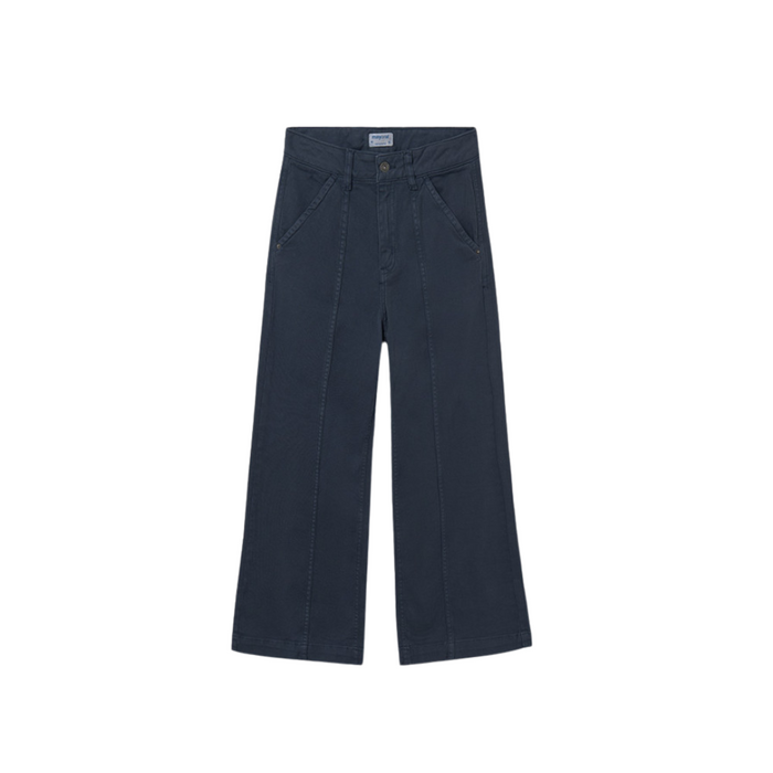 Twill Wide Leg Pant