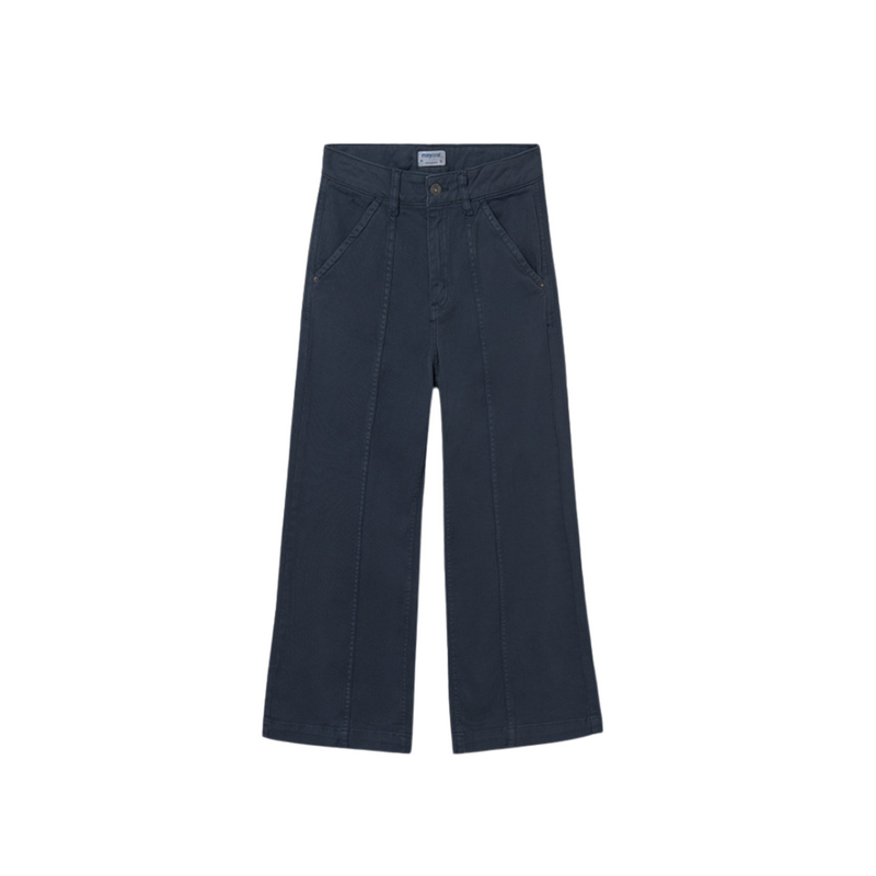 Twill Wide Leg Pant