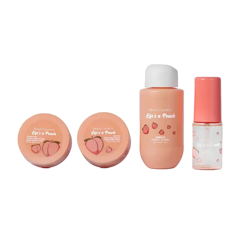 Peach Travel Body Care Kit