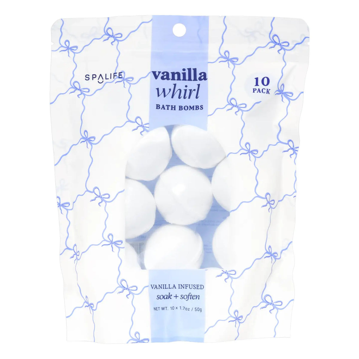 Vanilla Whirl Bath Bombs (10 Pack)