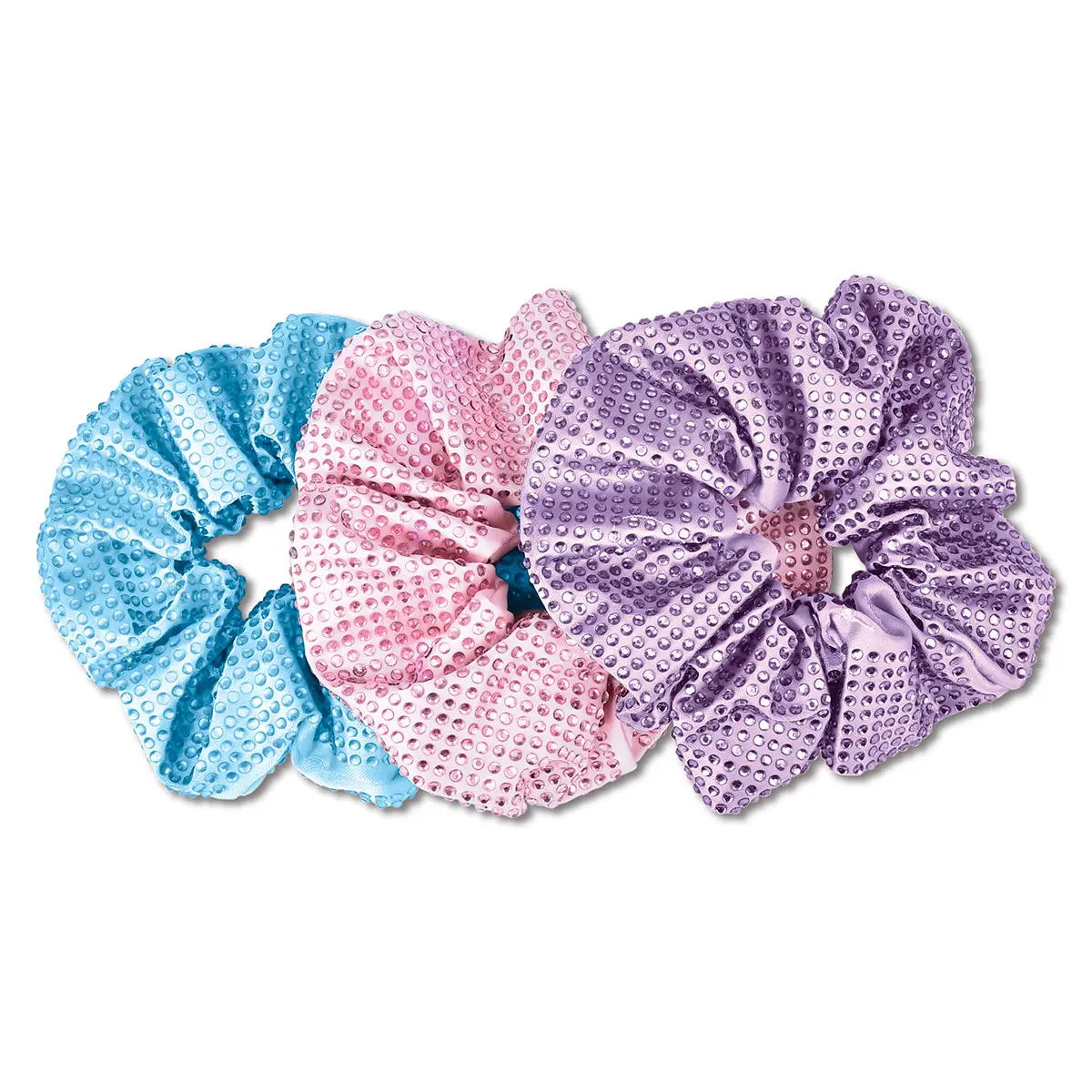 Rhinestone Scrunchie Set