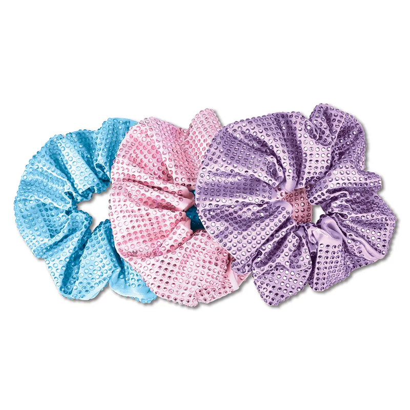 Rhinestone Scrunchie Set