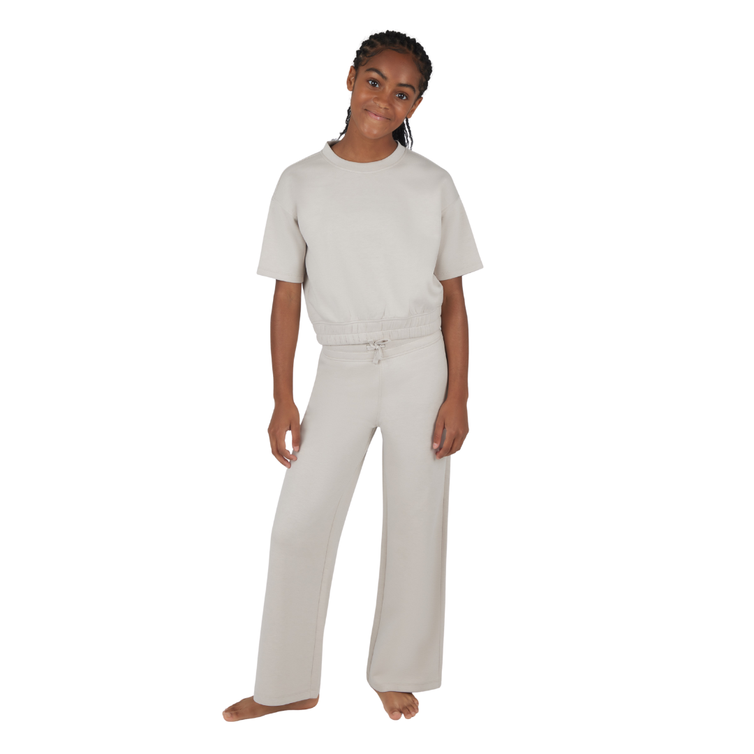 Girls Soft Scuba Pants
