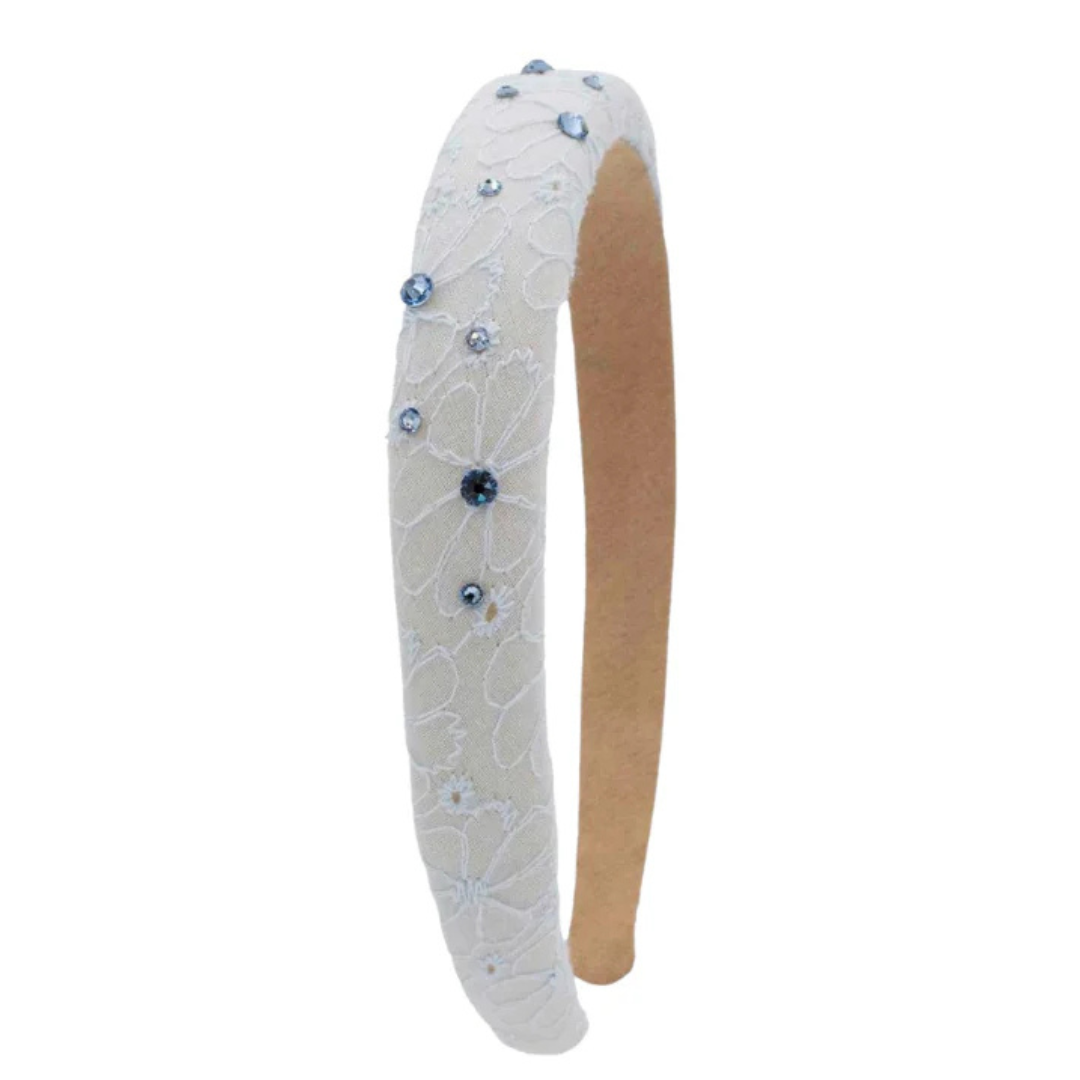 Crystallized Padded Eyelet Headband