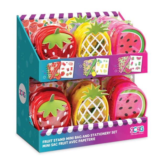 Fruit Stand Mini Bag & Stationary Set
