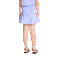 Tossed Stars Peplum Skort