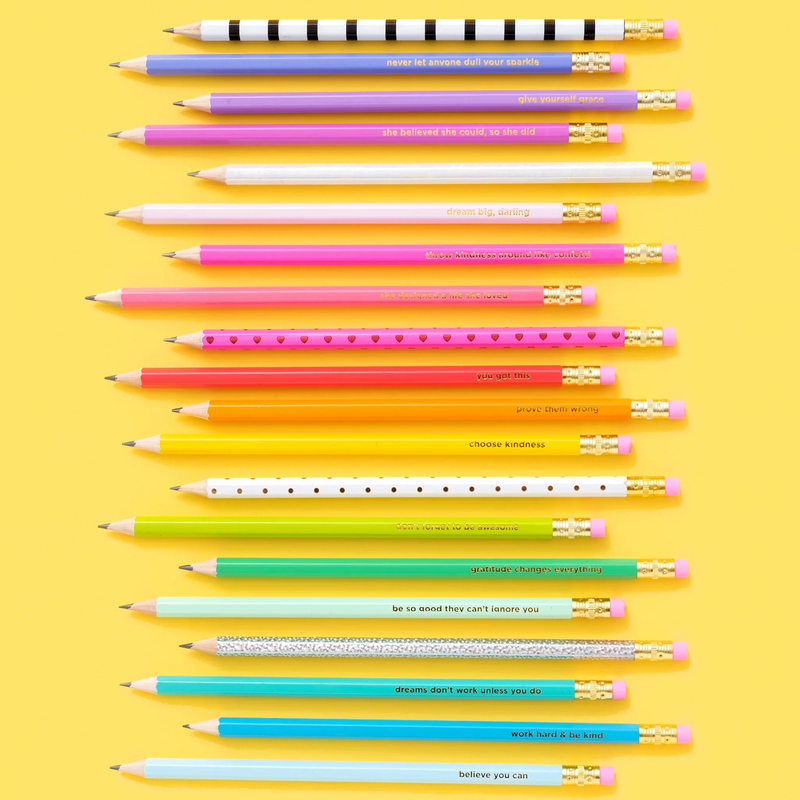 Motivational Pencil Set