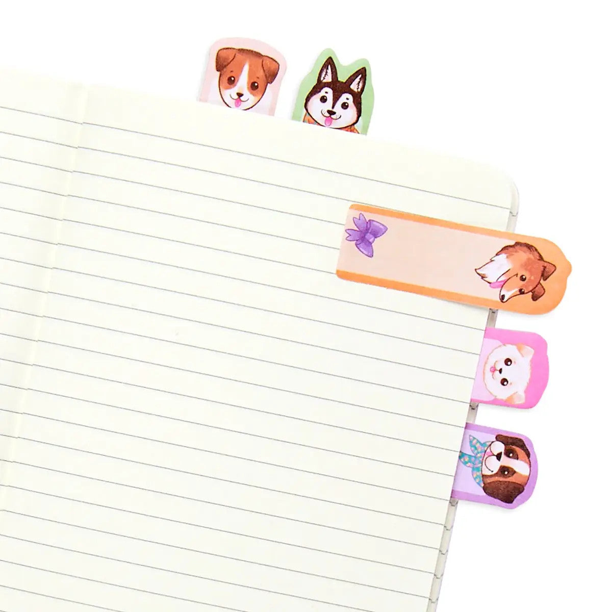 Note Pals Sticky Tabs: Playful Pups