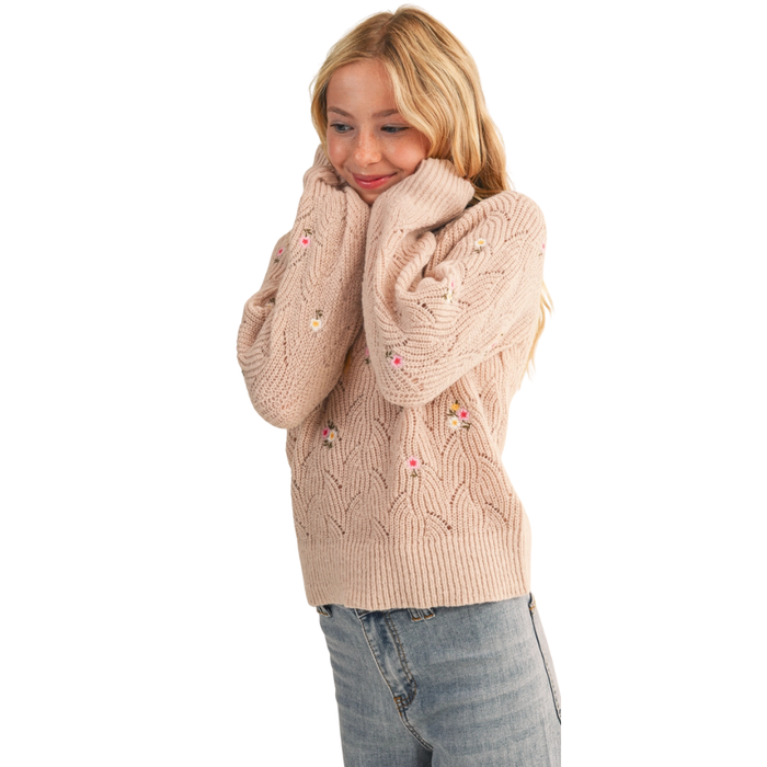 Girls Raglan Sweater