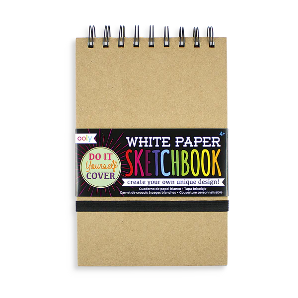 Small DIY Sketchbook - White