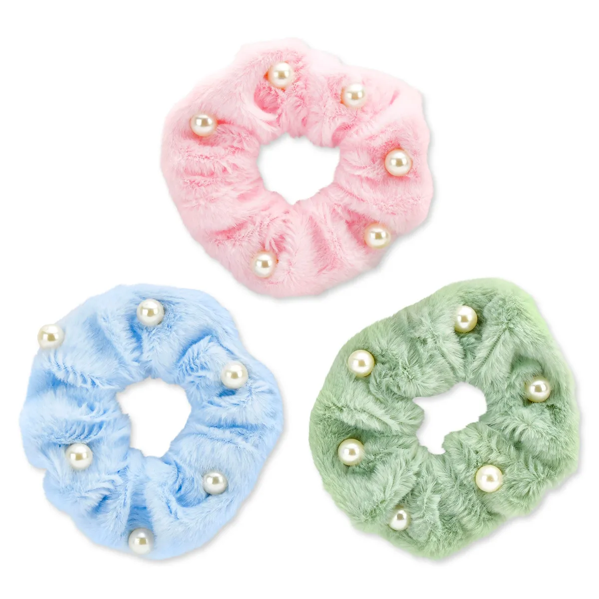 Pearl Scrunchies Set