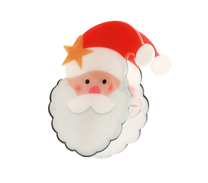 Christmas Santa Hair Claw Clip