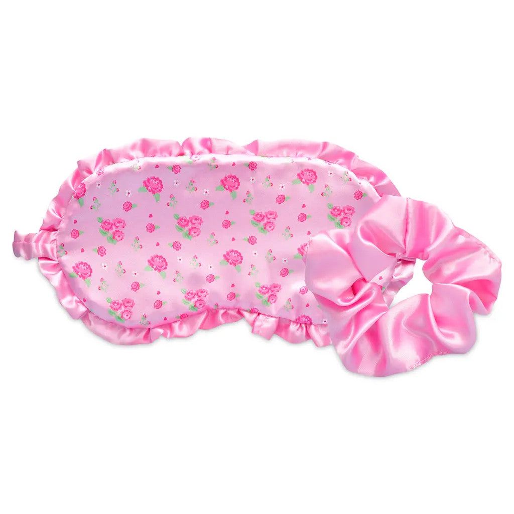 Pretty in Pink Eye Mask and Scrunchie Set