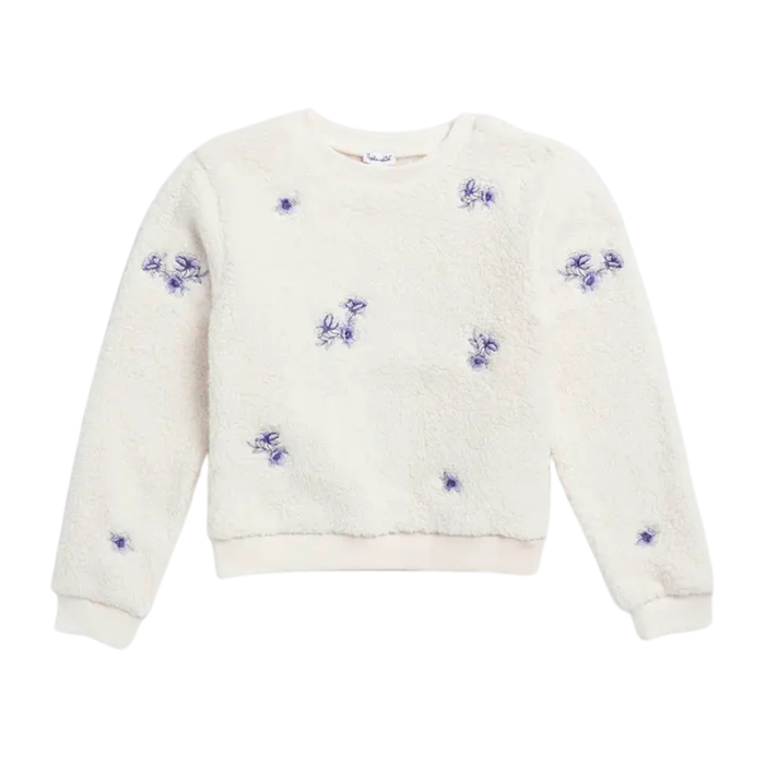 Floral Fleece Sweatshirt
