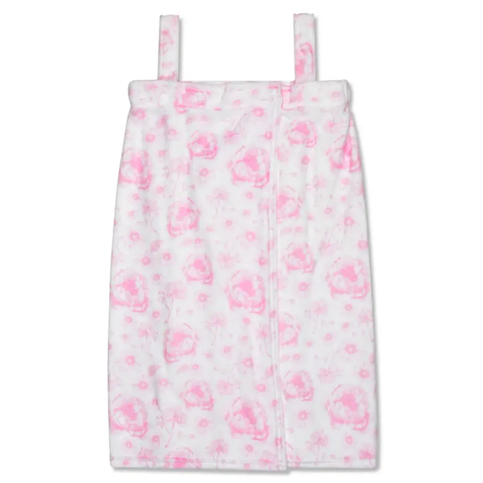 Pretty Pink Toile Spa Wrap