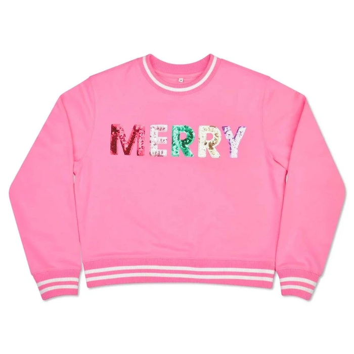 Merry Sequins Sweatshirt