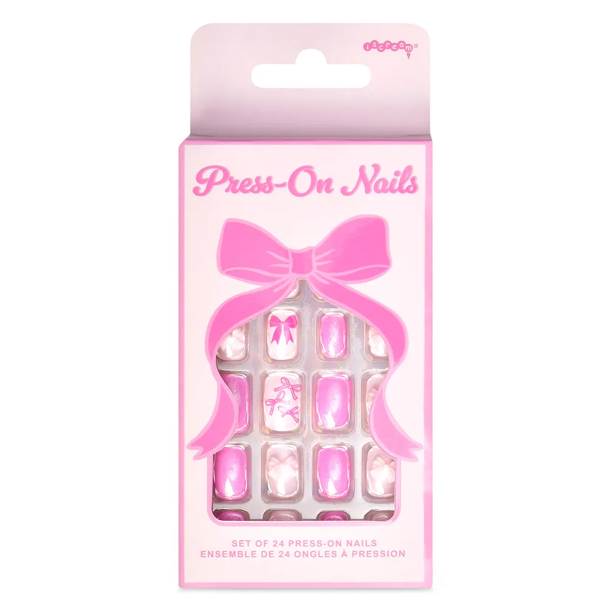 Bow Press On Nails