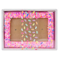 Frosted Frame Mirror