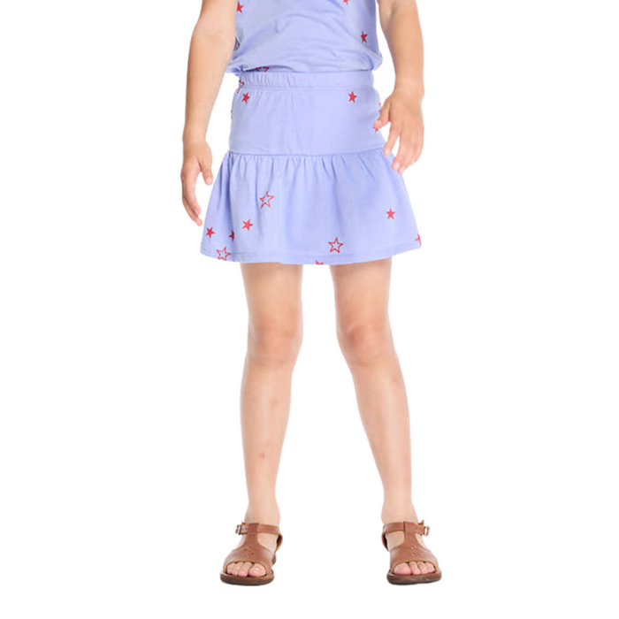 Tossed Stars Peplum Skort