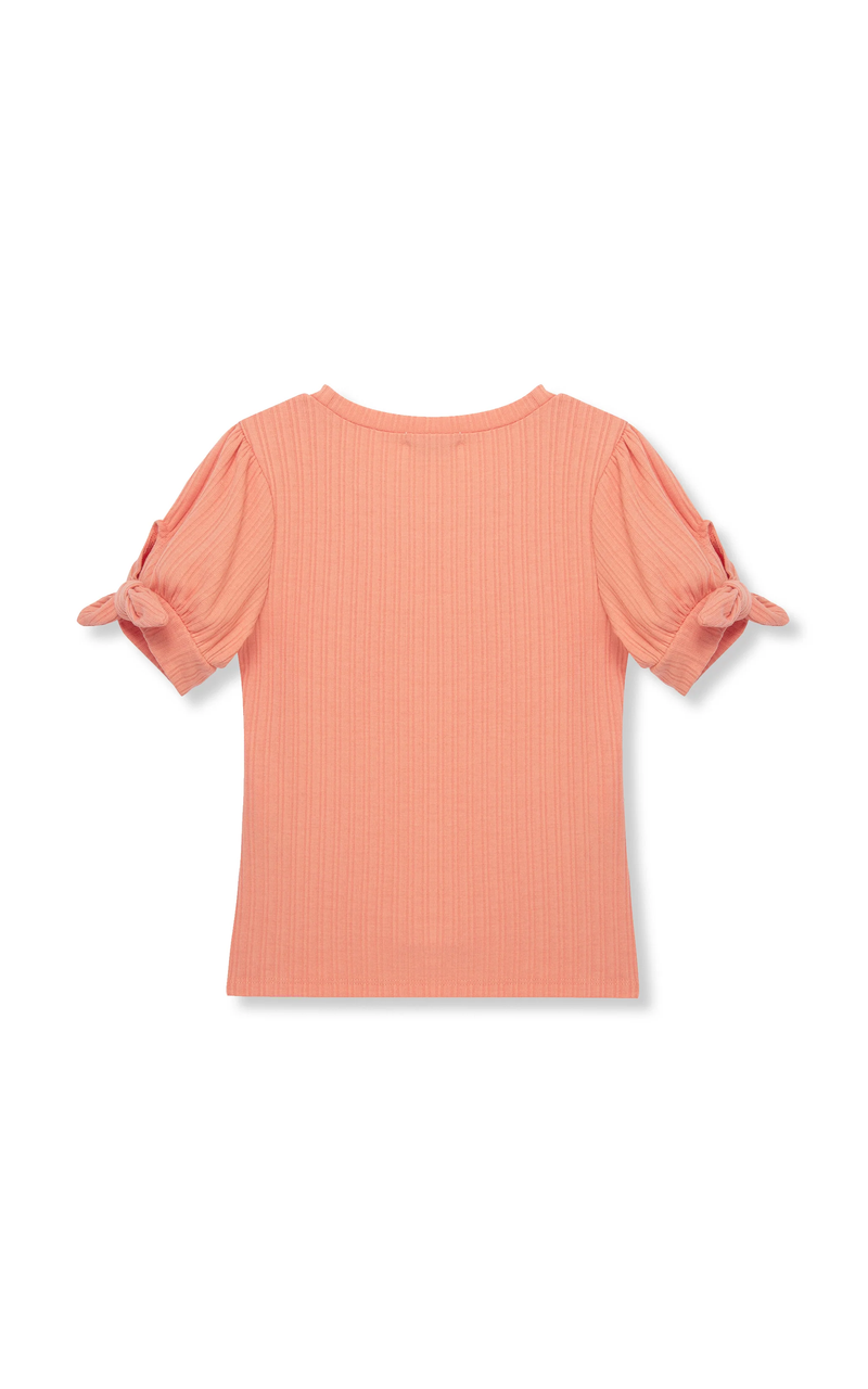 Short Sleeve Tie Top