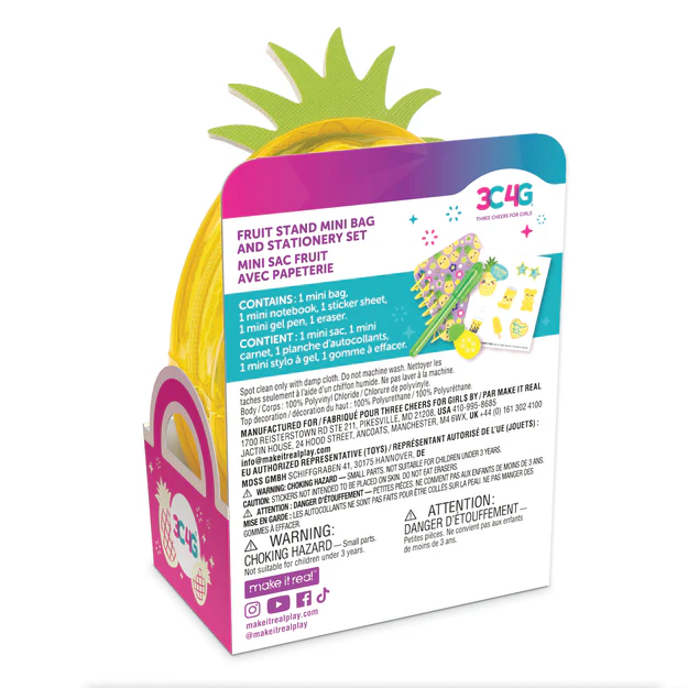 Fruit Stand Mini Bag & Stationary Set