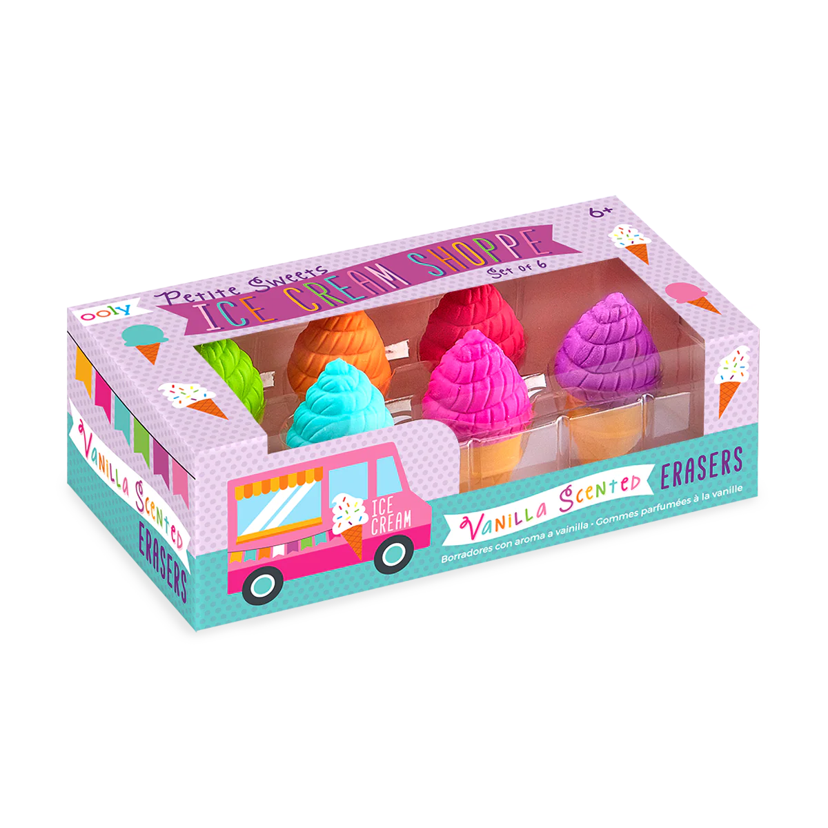 Petite Sweets Ice Cream Scented Erasers