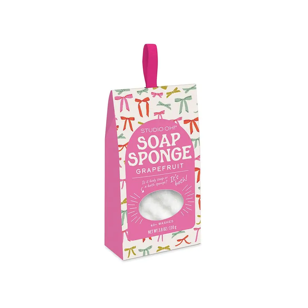 Put A Bow On  It  Soap Sponge