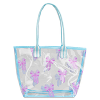 Spring Bows Clear Tote
