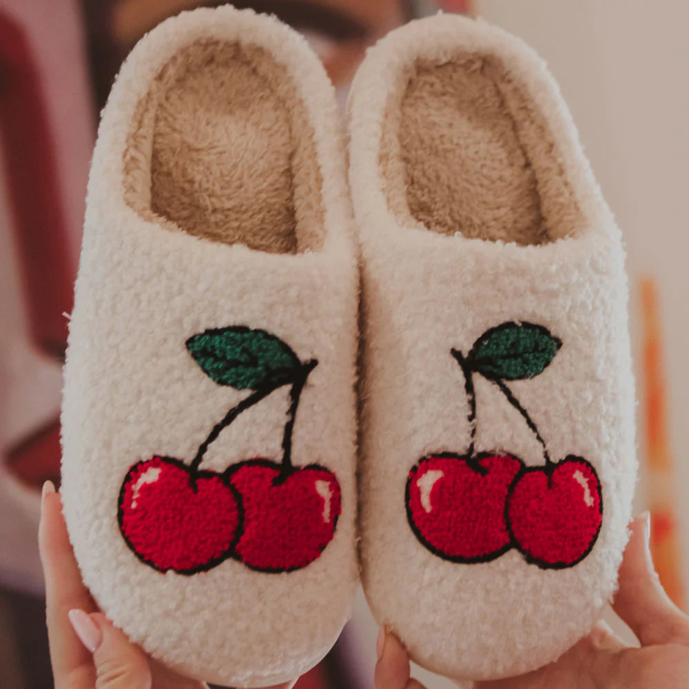 Cherry Stem Slippers - S/M