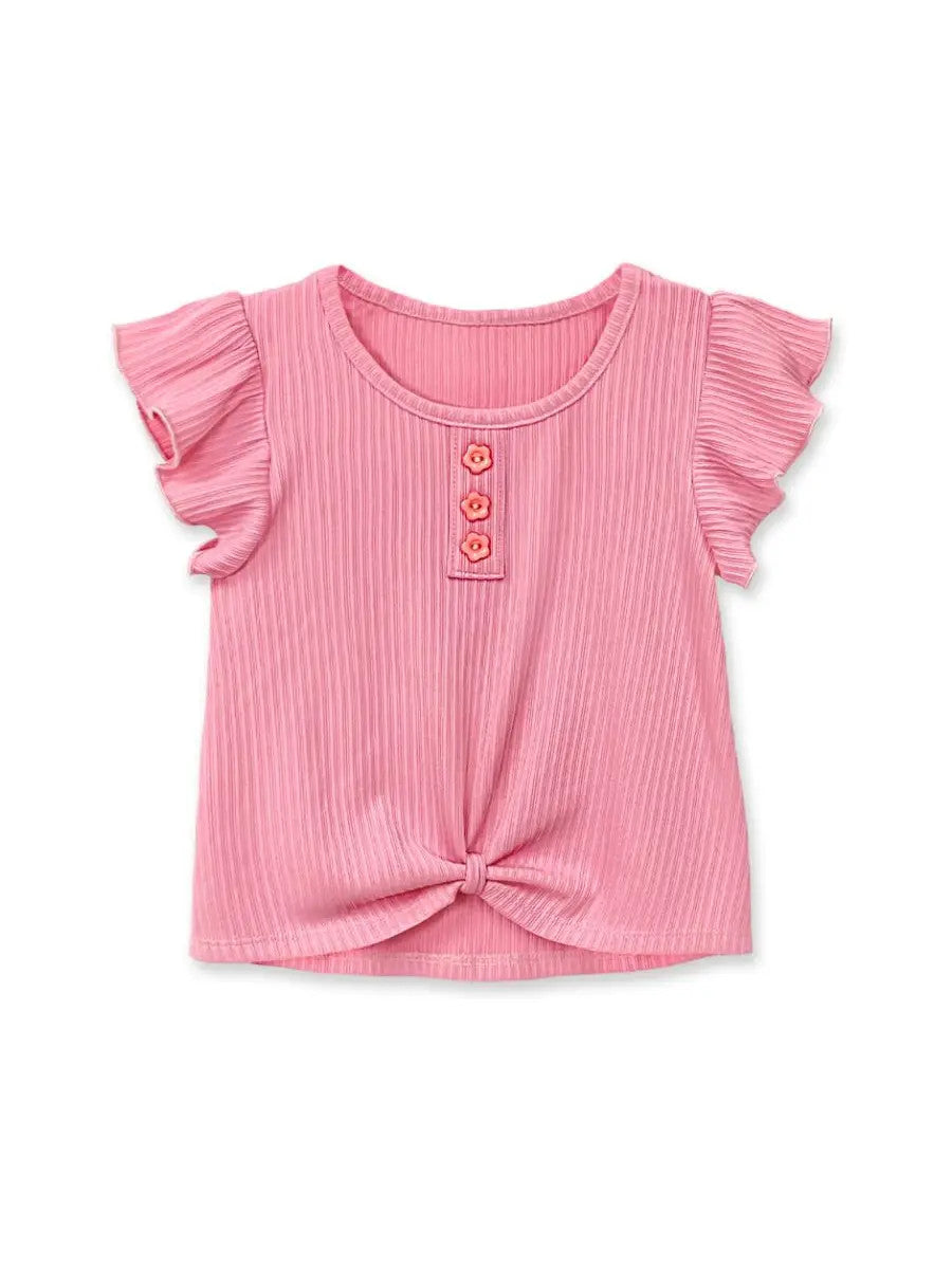 Front Knot Fashion Top