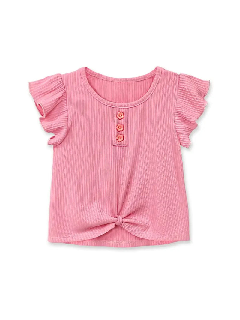 Front Knot Fashion Top