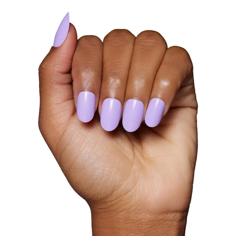 Lilac Press-On Nails | Short Round Shape