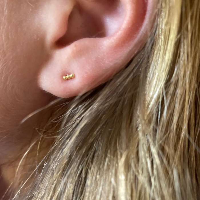 Triple Dot Micro Studs
