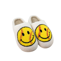 Softball Happy Face Slippers