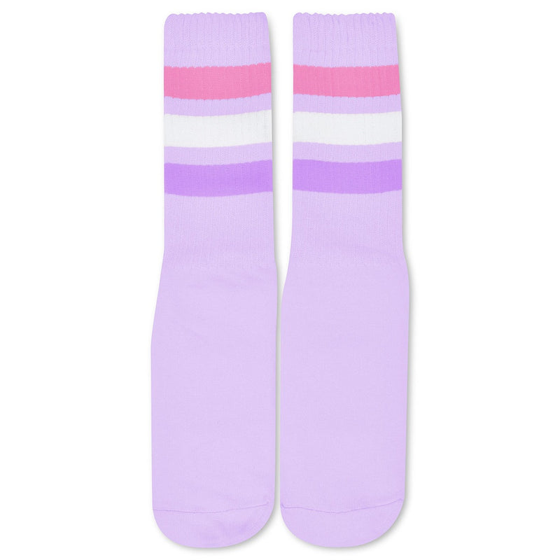 Purple Groovy Smiles Socks